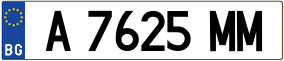 Truck License Plate